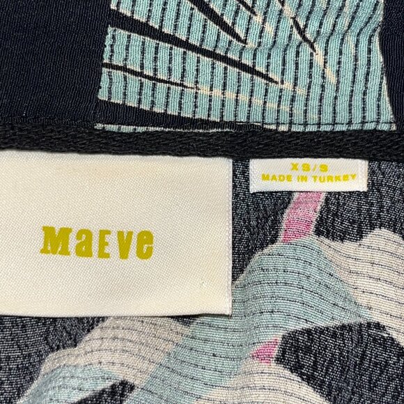 ANTHROPOLOGIE MAEVE KIRA TROPICAL PRINT KIMONO JACKET - SIZE SMALL / EXTRA SMALL - Picture 11 of 14